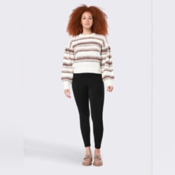 DEX Drop Shoulder Puff Sleeve Knit Sweater  Sz XL - Picture 15 of 15